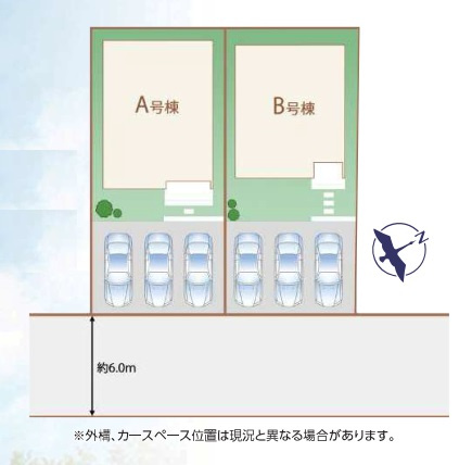 笠原町974番の区画図|区画図です。