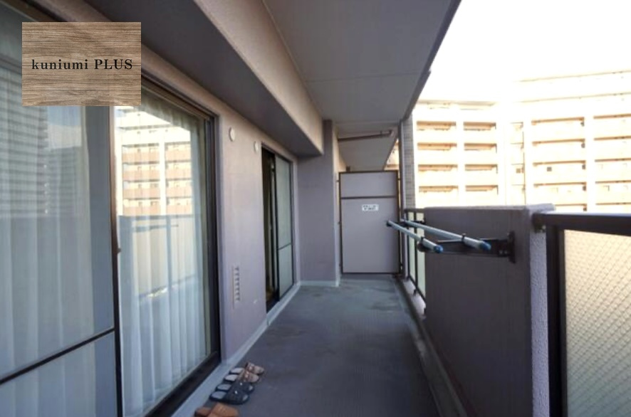 レックスコート都島のバルコニー