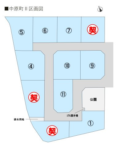 【区画図】 | トレステージ中原町Ⅱ