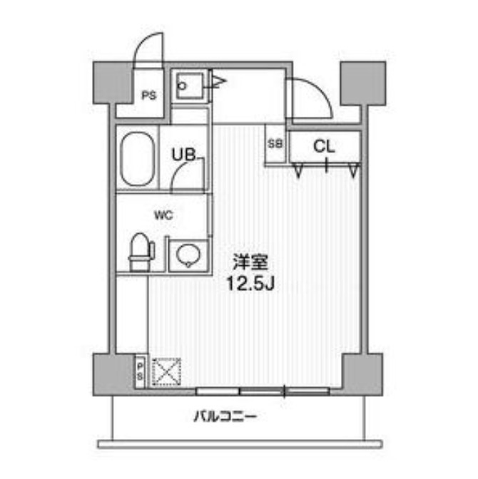 アーバンスタイル心斎橋の間取り