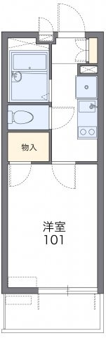 【間取り】 | レオパレスケーファイブ | 画像2