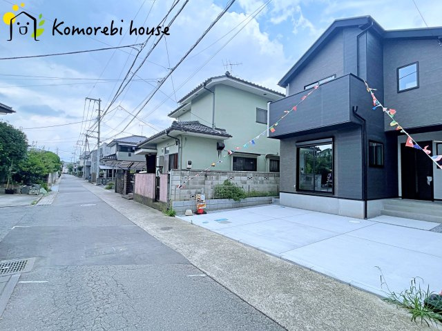 上尾市東町　5期　新築一戸建て　リガーレ　01の前面道路含む現地写真|前面道路含む現地写真です