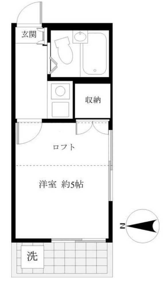 サンフラワー中井の間取り|間取り図☆