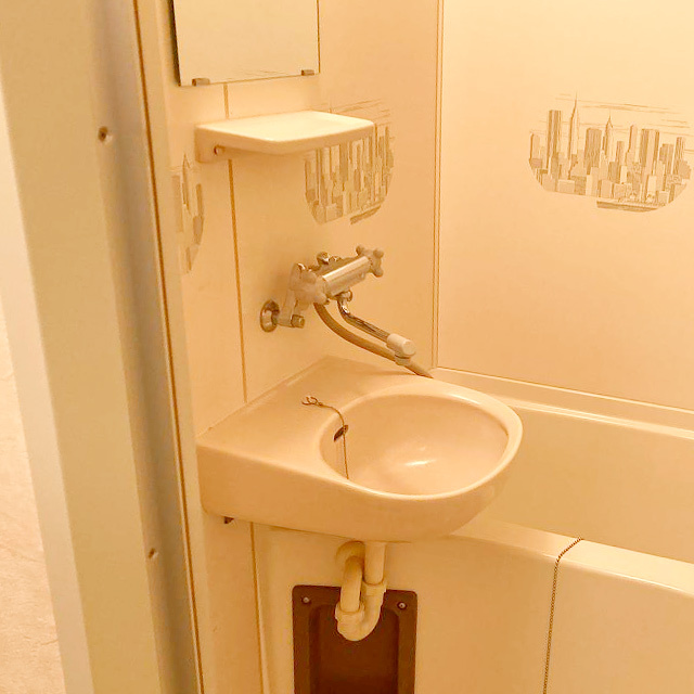 ハウスオブリザ北23条の洗面所