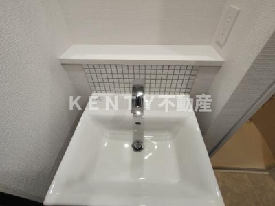 【洗面所】 | CREATIF南品川 | スペースが確保できる洗面所です