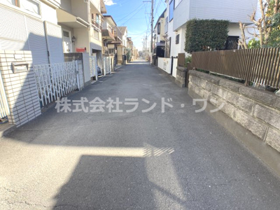 【前面道路含む現地写真】 | 所沢市和ヶ原1丁目