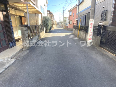 【前面道路含む現地写真】 | 所沢市和ヶ原1丁目