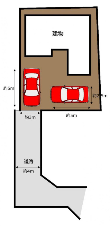 売中古戸建　富士市今泉４丁目の区画図