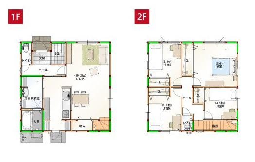 高知市大津乙 ④ 新築戸建ての間取り