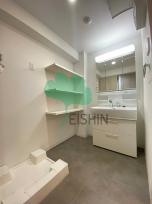 【洗面所】 | エージュ山王 | シンプルで使いやすい洗面台です！