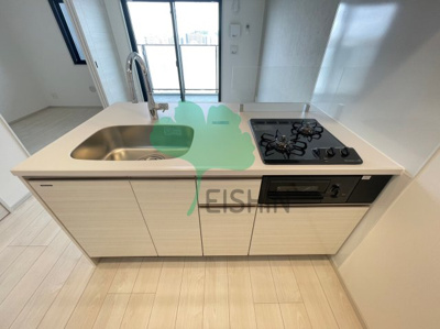 【キッチン】 | リーフル博多 | シンプルな清潔感のあるキッチンです！