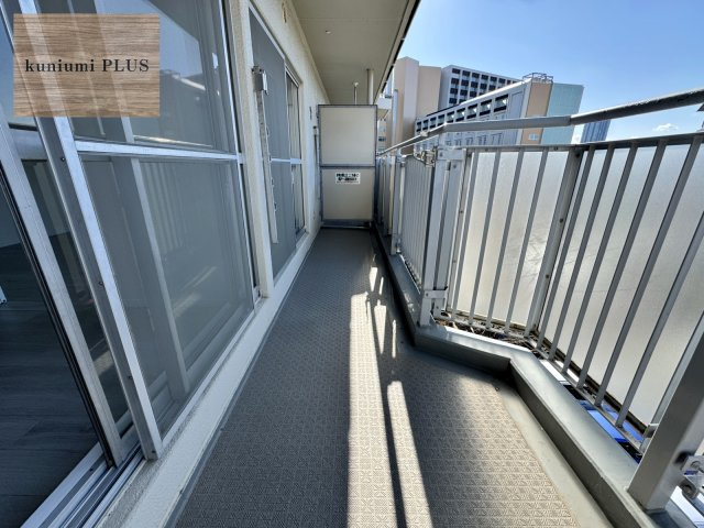 リバーサイドともぶち第1住宅第27号棟のバルコニー