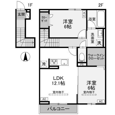 【間取り】 | ウィル・クレストⅡ