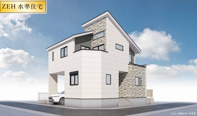 西東京市南町4丁目　新築一戸建　西武新宿線　田無の外観パース