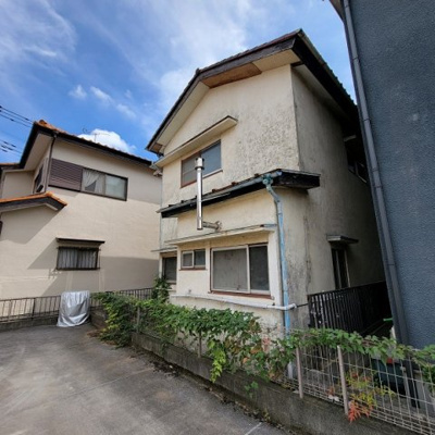 【外観】 | 草加市長栄　建築条件なし売地 | 前面道路含む現地写真です