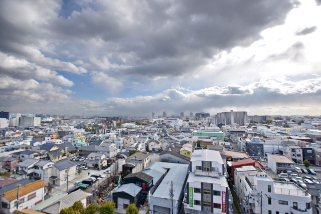 パレス南塚口壱号棟の展望|現地からの眺望（2026年1月）撮影