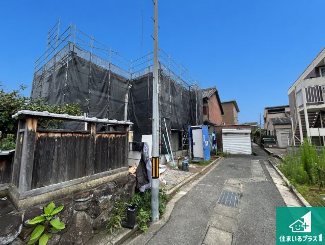 磯城郡田原本町　第2期　新築一戸建ての前面道路含む現地写真|周辺は閑静な住宅街です。前面道路もしっかりと有りますので車の出し入れも安心ですよ！