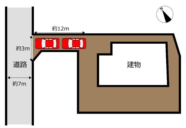 売中古戸建　富士市入山瀬の区画図