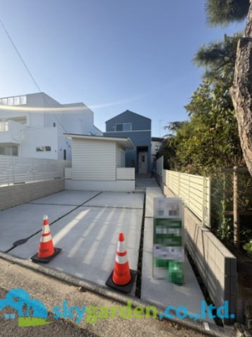 藤沢市辻堂5丁目　新築戸建　全１棟の前面道路含む現地写真|前面道路含む現地写真です