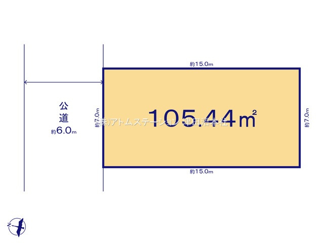 【土地図】 | アトムセレクト千葉市花見川区瑞穂1期　2区画