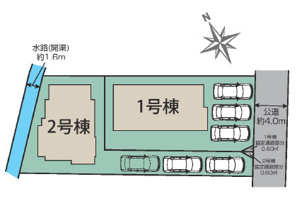 ブルーミングガーデン／東区桜木5丁目2期／2号棟の区画図