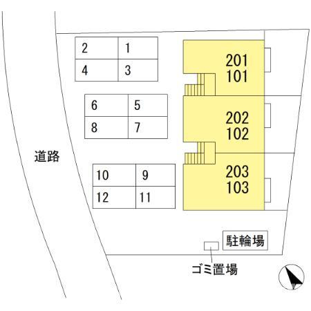 マ・メゾンの区画図