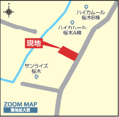 ブルーミングガーデン／東区桜木5丁目2期／1号棟の地図