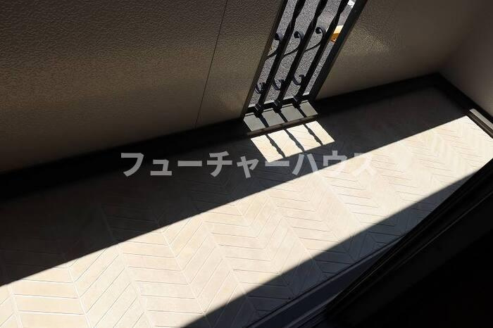 ウィルモアｅｆｕ　Ｂ棟のバルコニー