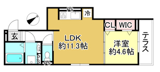 【間取り】 | ラヴィベル本堅田
