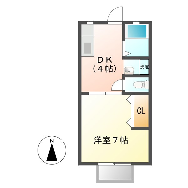グリーンヒルズＦの間取り