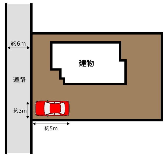 売中古戸建　富士宮市羽鮒の区画図