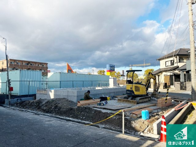 加古川市別府町新野辺北町 第10期 新築一戸建ての外観|現在の進捗状況です！順調に作業進行中、完成が待ち遠しいです！詳細の間取り等、お気軽にお問い合わせください！