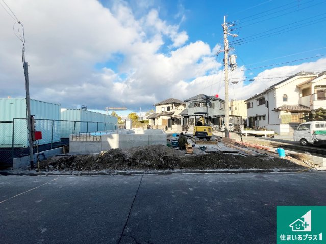 加古川市別府町新野辺北町 第10期 新築一戸建ての外観|現在建築中！落ち着いた街並みで新生活を始めることが出来そう！周辺の物件も併せてご紹介させて頂きます！