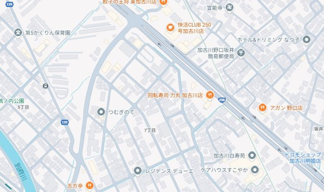 加古川市別府町新野辺北町 第10期 新築一戸建ての地図