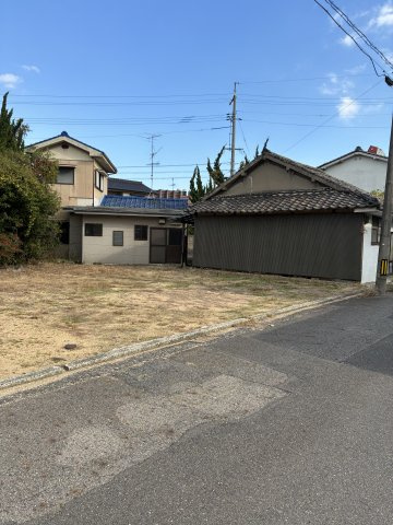 助田町売地の外観|接道の南西から写真です