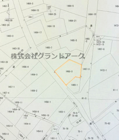 助田町売地の土地図
