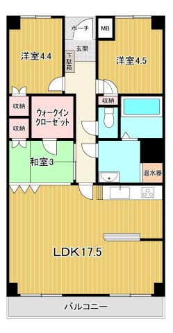 【間取り】 | CO-OP錦町マンション