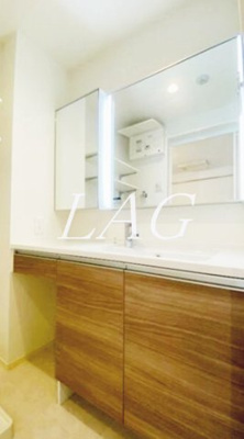 【洗面所】 | アンジェ百合丘 | 独立洗面台です。