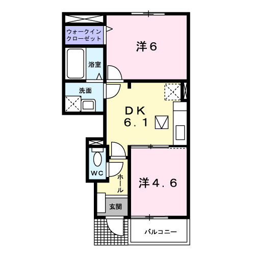 バーミィ・アールⅡの間取り
