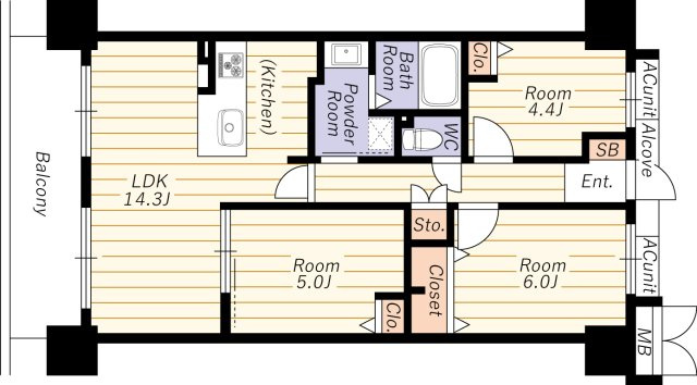 【間取り】 | 加島駅前アーバンコンフォート | 最上階・眺望良好・令和８年３月室内改装完了予定・ペット飼育可