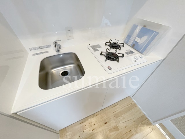 FAIR北小岩B棟のキッチン|2口ガスコンロです♪