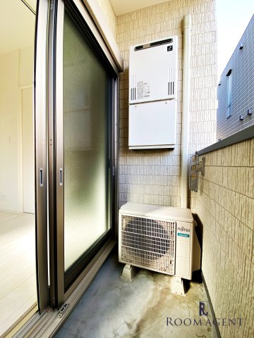 ハーモニーテラス押木田町のバルコニー