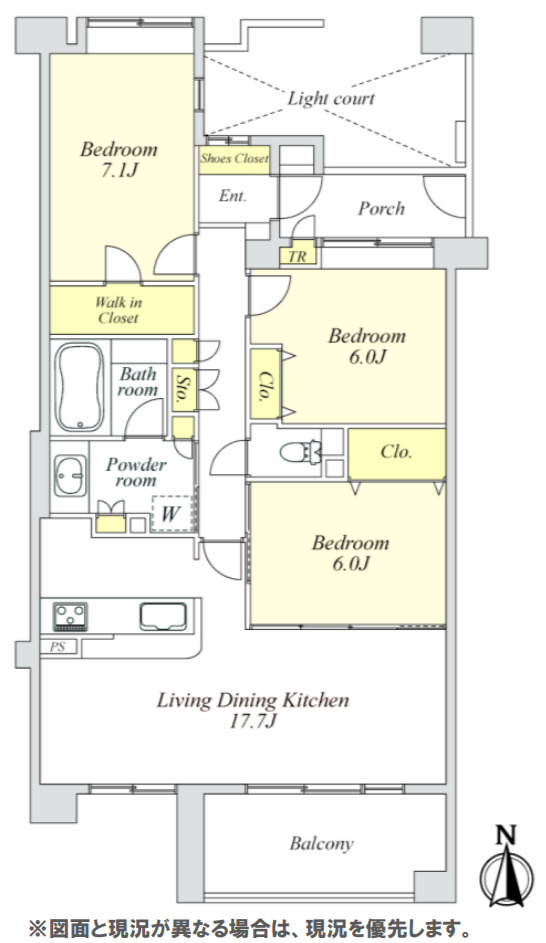 クリオ上大岡西壱番館【仲介手数料無料】の間取り
