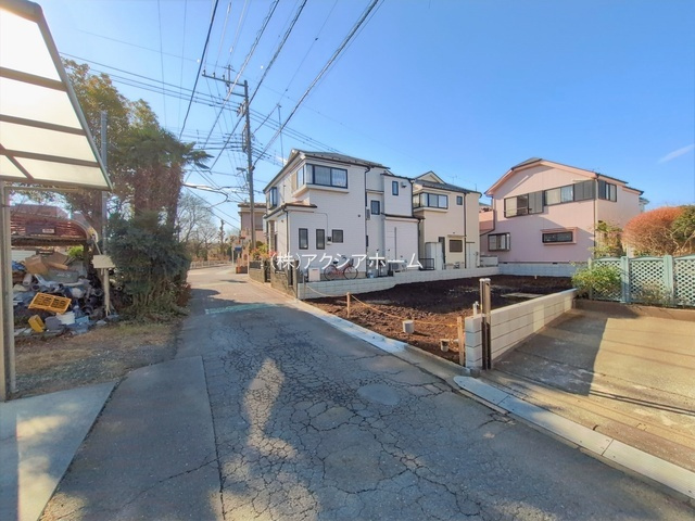 所沢市東新井町・全1棟　新築一戸建　～広々としたLDK～の外観|現地写真　2026年1月5日撮影