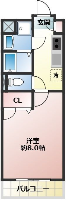 フローレンスＦＧの間取り