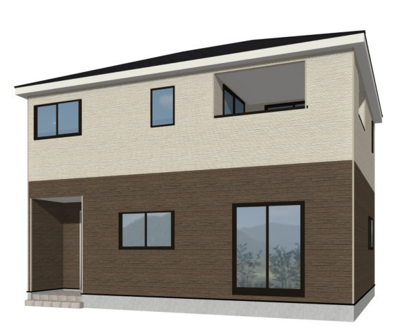 【完成予想図】 | 美里町小茂田第３　 | 完成予想図　＊南東向き