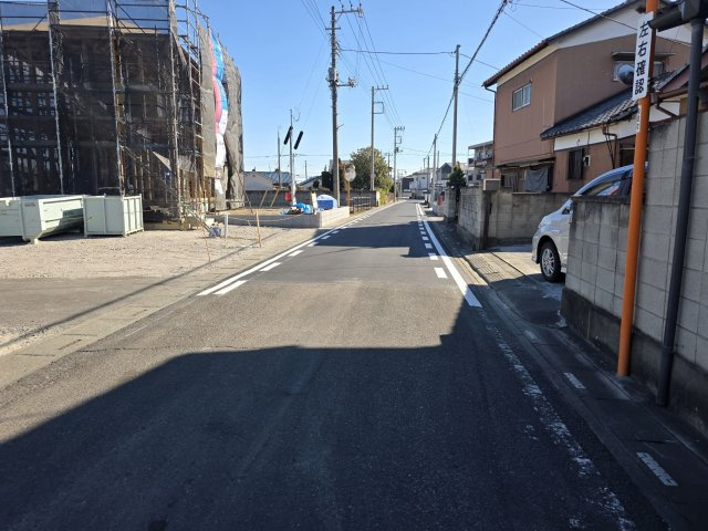 【前面道路含む現地写真】 | 美里町小茂田第３　 | 現地前面道路（2026年02月02日）撮影