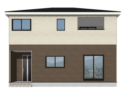 【完成予想図】 | 美里町小茂田第３　 | 完成予想図　＊南向き