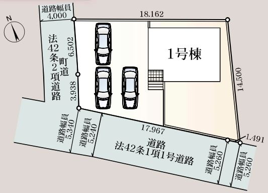 美里町小茂田第３　の区画図|現地区画図