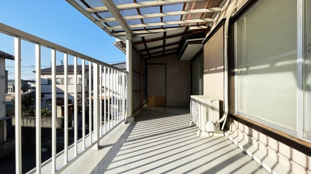 北田宮2丁目5-18　借家のバルコニー